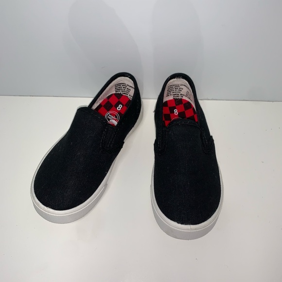 Wonder Nation Toddler Boys Canvas Shoes Size 8